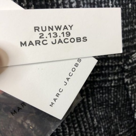 Marc Jacobs Fall 19 XS Black Plaid Capes Overcoat - Picture 8 of 71